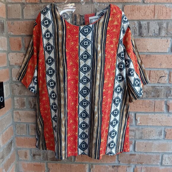 Stylish Vintage My Pieces Womens Short Sleeves Blouse Effortless Casual Fashion - Picture 13 of 14